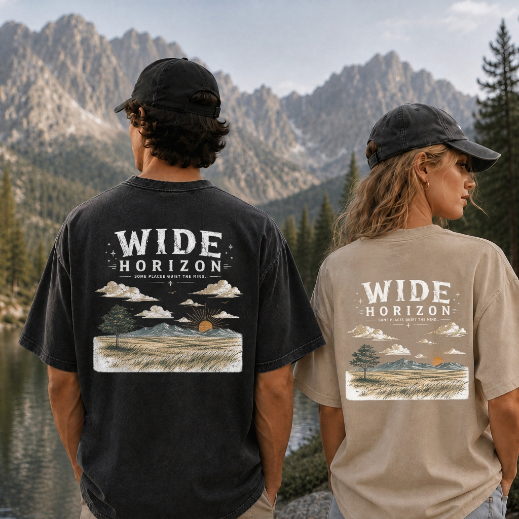Where the Horizon Opens Vintage Washed T-Shirt