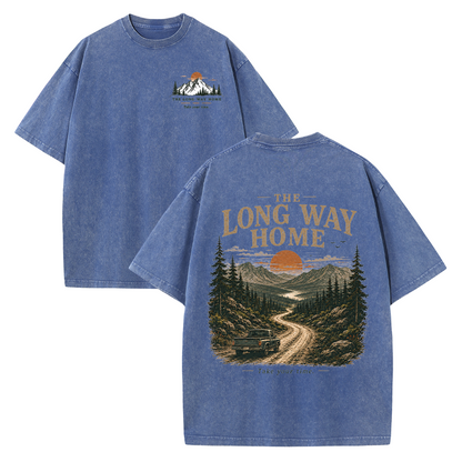 The Long Way Home Vintage Washed T-Shirt