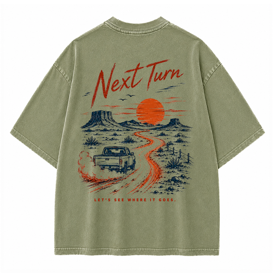Beyond the Next Turn Vintage Washed T-Shirt