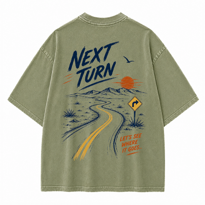 Next Turn Scenic Route Vintage Washed T-Shirt