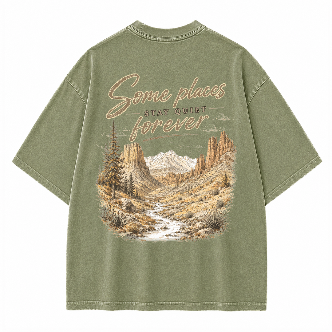 Echoes of Quiet Places Vintage Washed T-Shirt