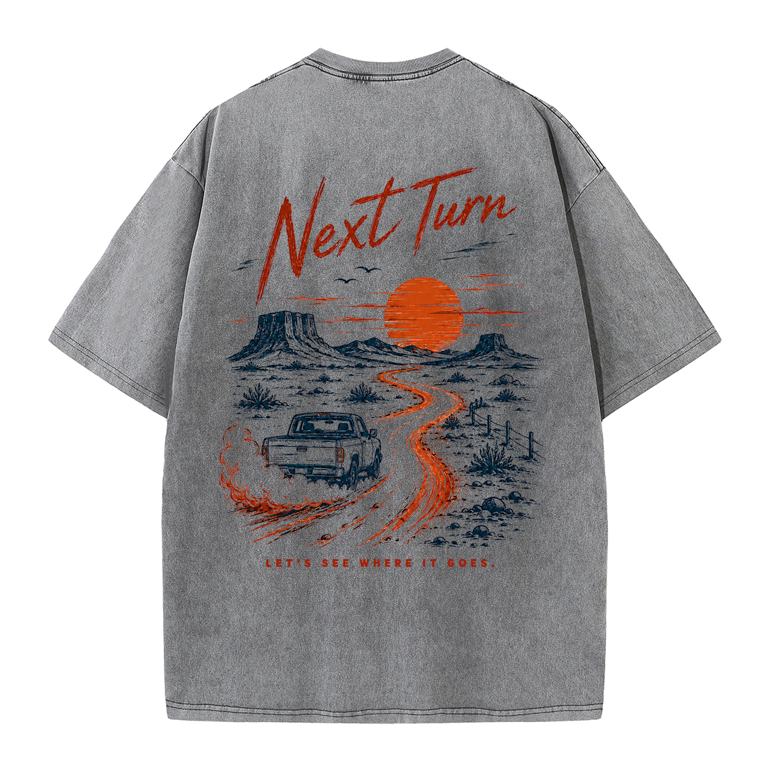 Beyond the Next Turn Vintage Washed T-Shirt