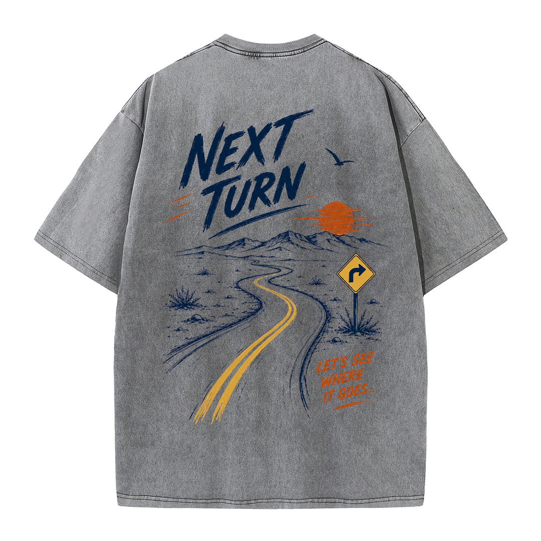 Next Turn Scenic Route Vintage Washed T-Shirt