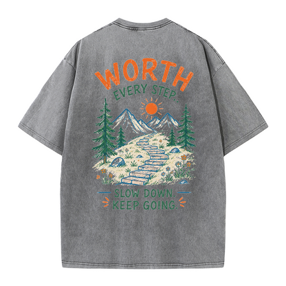Mountain Steps Vintage Washed T-Shirt