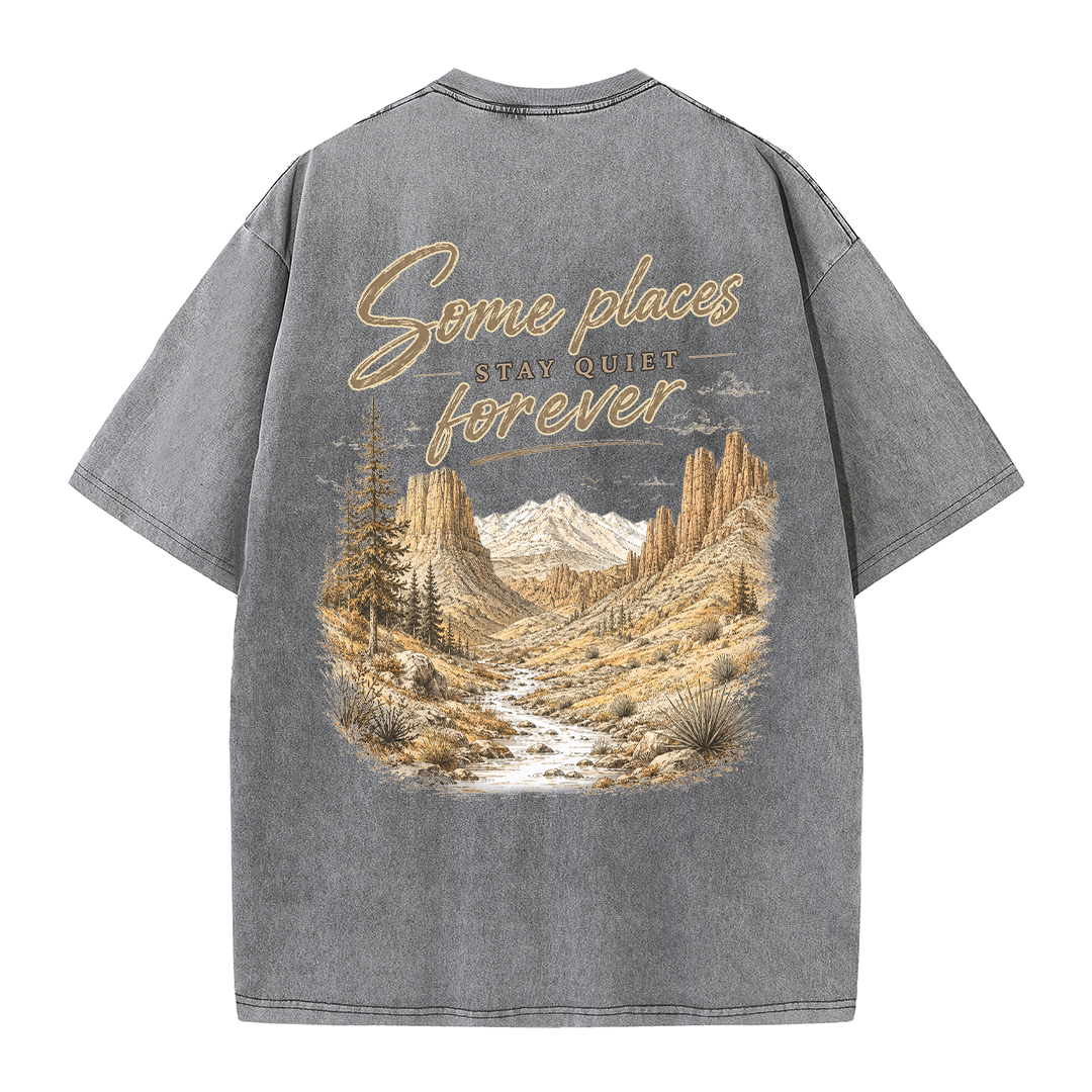 Echoes of Quiet Places Vintage Washed T-Shirt
