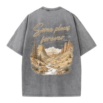 Echoes of Quiet Places Vintage Washed T-Shirt