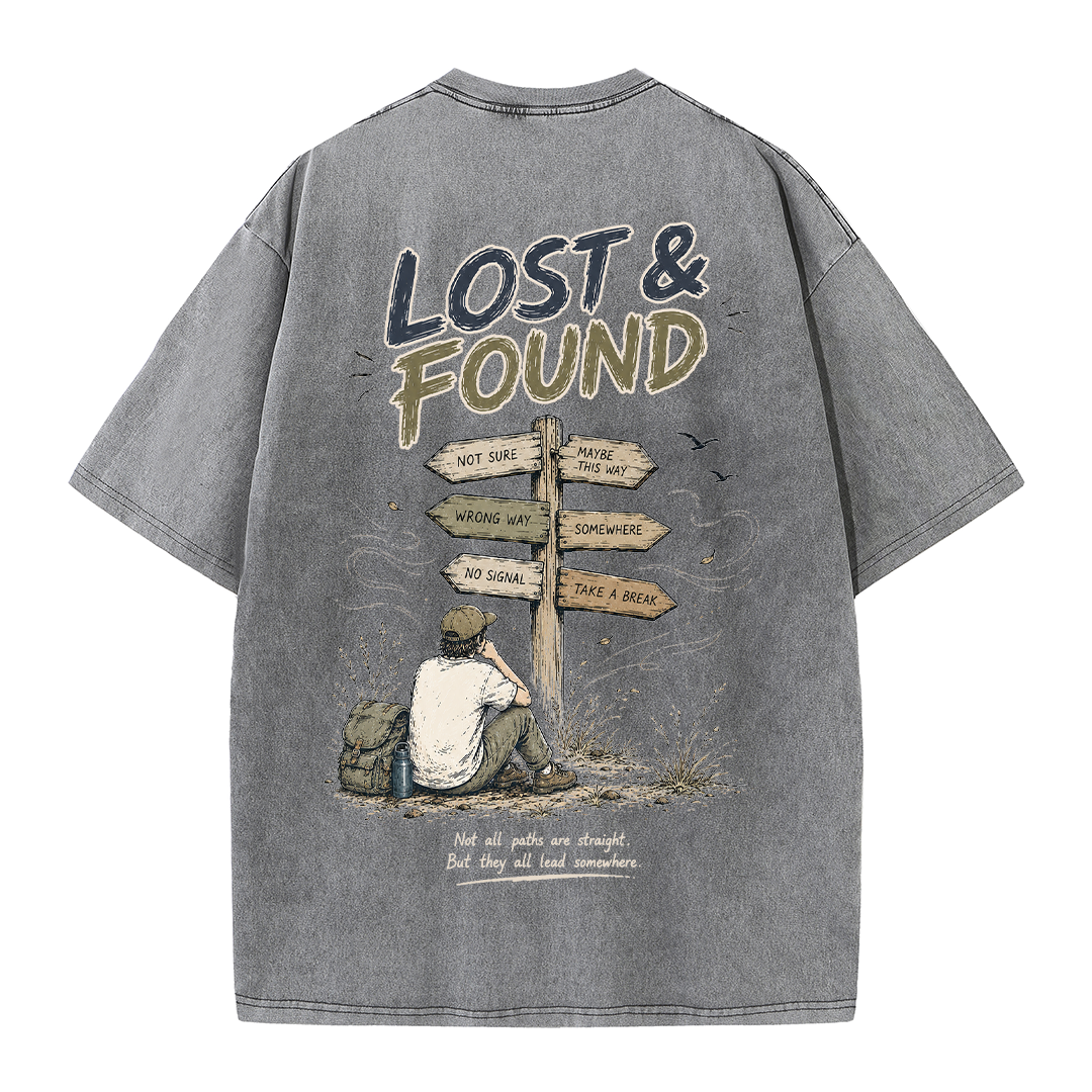 Vintage-T-Shirt "Finding Direction"