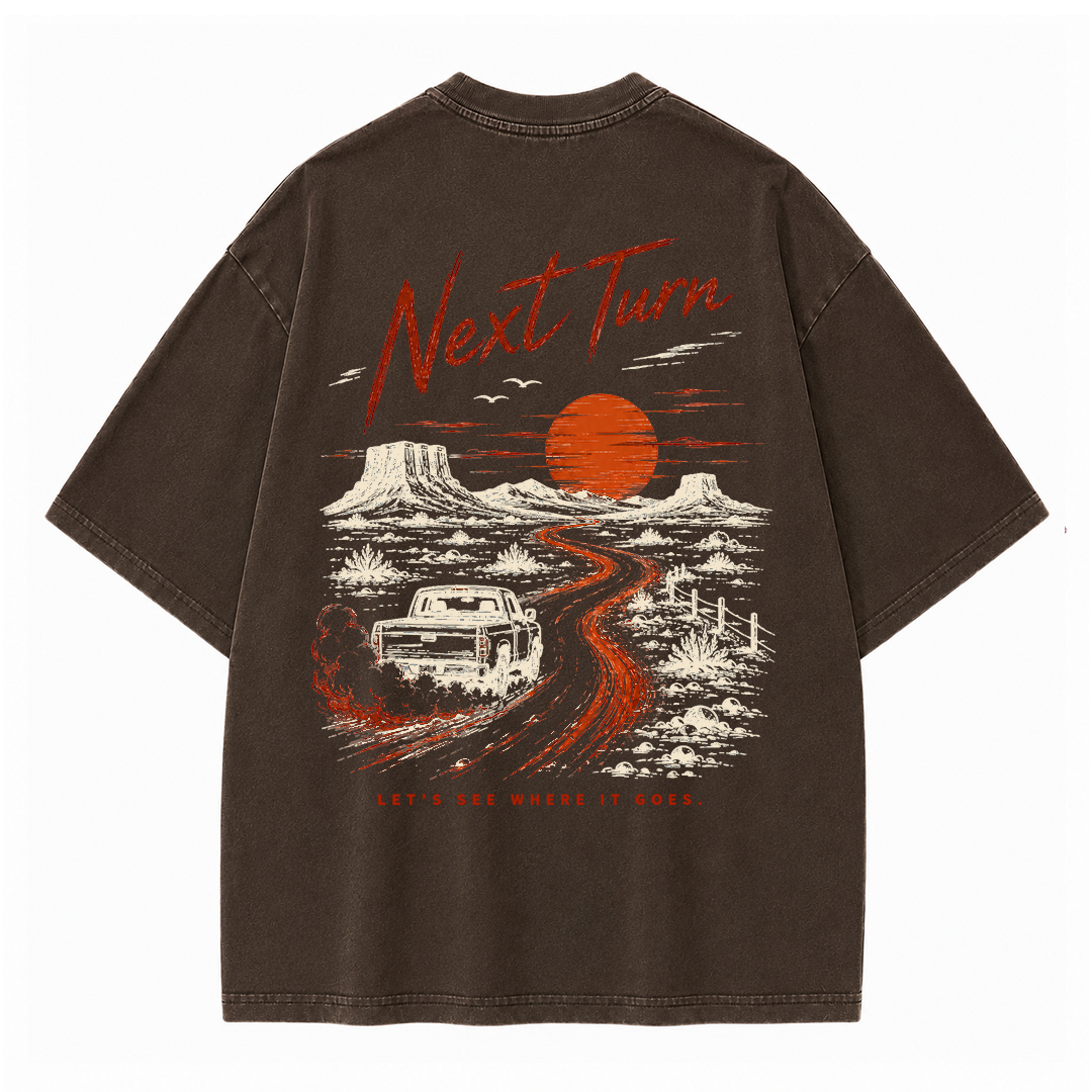 Beyond the Next Turn Vintage Washed T-Shirt