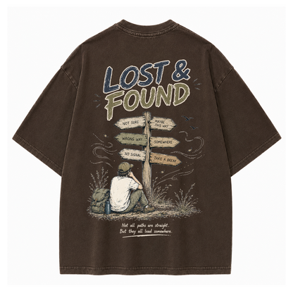 Vintage-T-Shirt "Finding Direction"