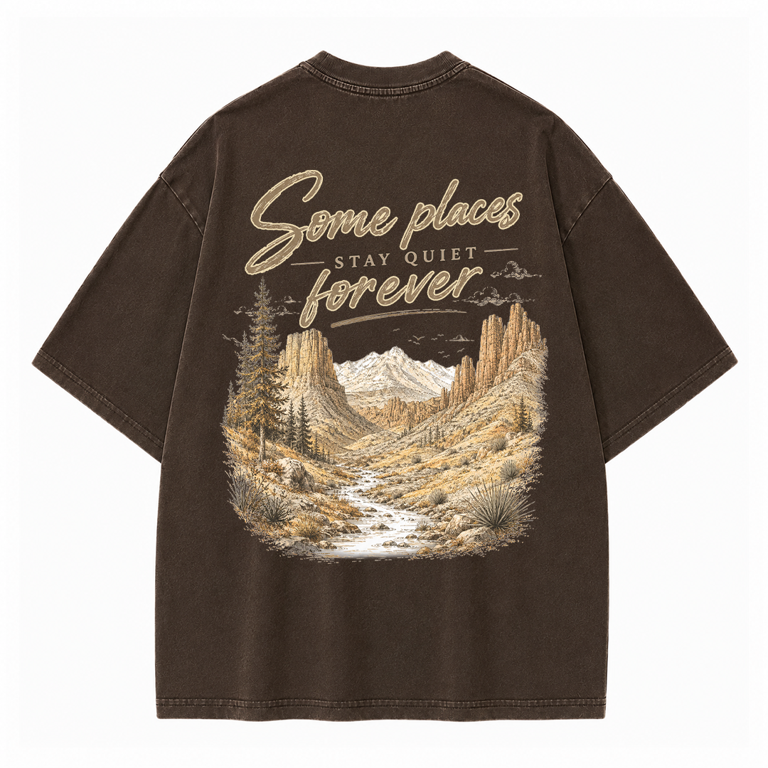 Echoes of Quiet Places Vintage Washed T-Shirt