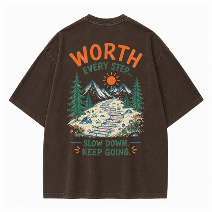 Mountain Steps Vintage Washed T-Shirt