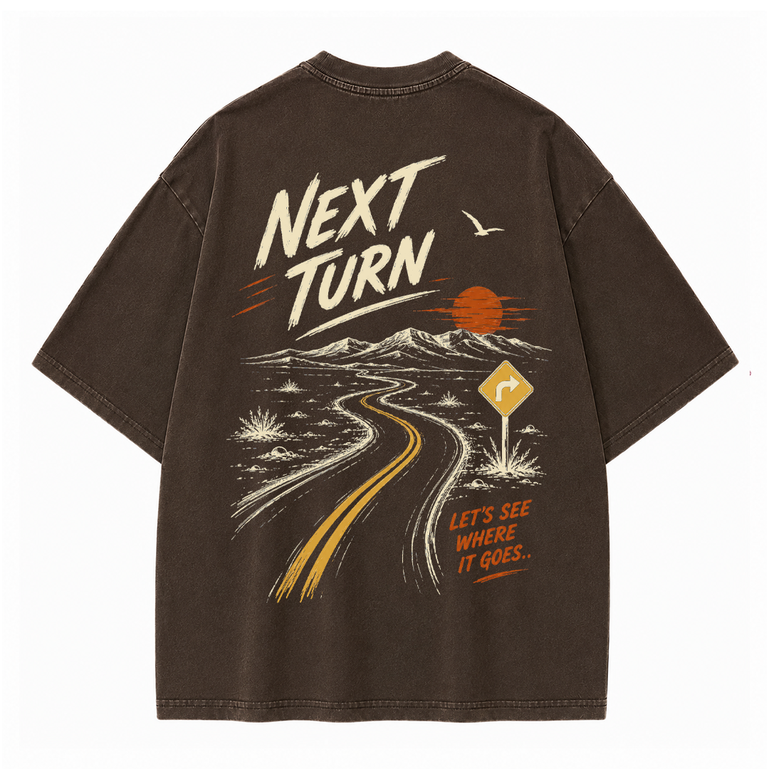 Next Turn Scenic Route Vintage Washed T-Shirt