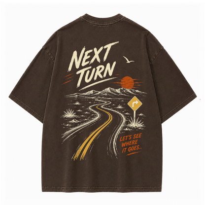 Next Turn Scenic Route Vintage Washed T-Shirt