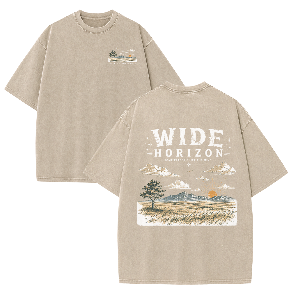 Where the Horizon Opens Vintage Washed T-Shirt