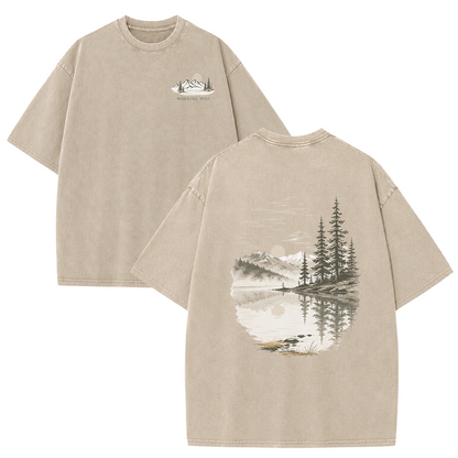 Morning Mist Lakeside Vintage Washed T-Shirt