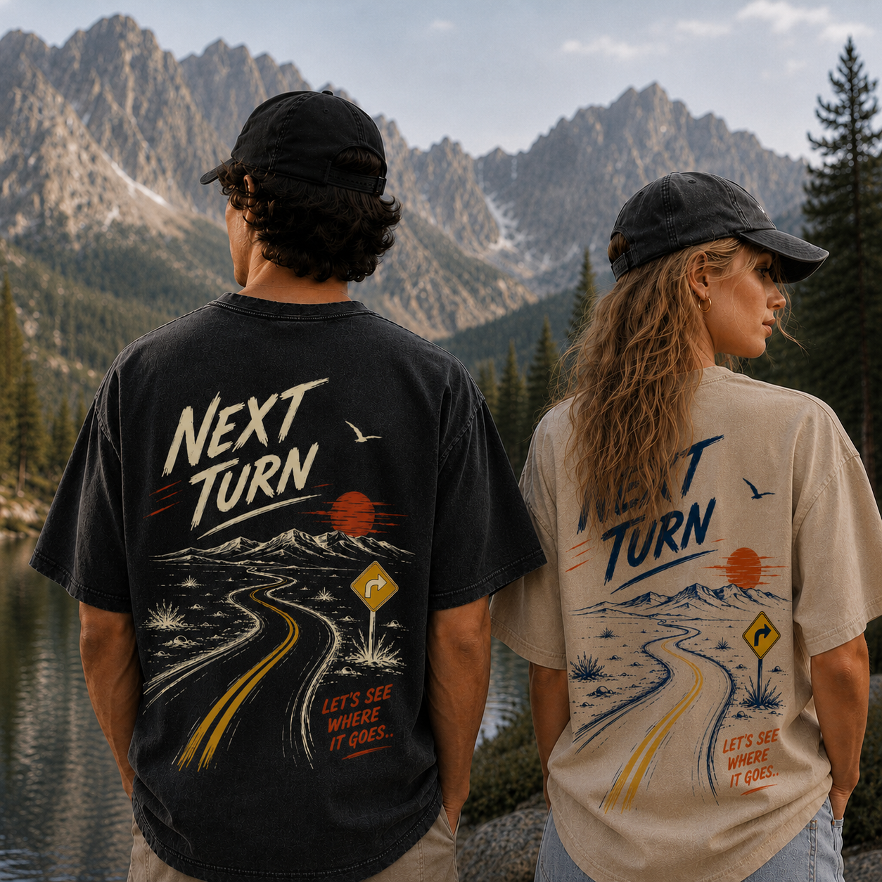 Next Turn Scenic Route Vintage Washed T-Shirt