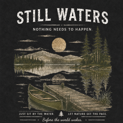 Still Waters by the Lakeside Vintage Washed T-Shirt