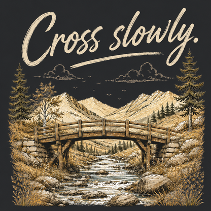 Cross Slowly Vintage Washed T-Shirt