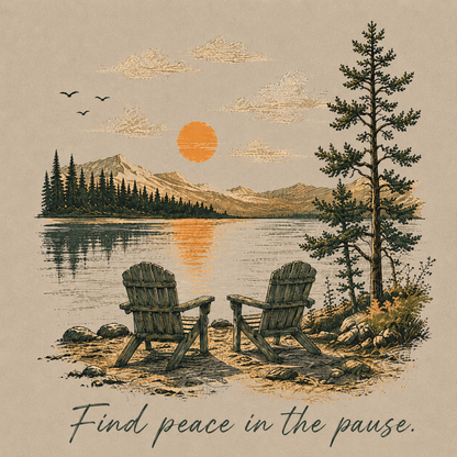 Peace in the Pause Vintage Washed T-Shirt