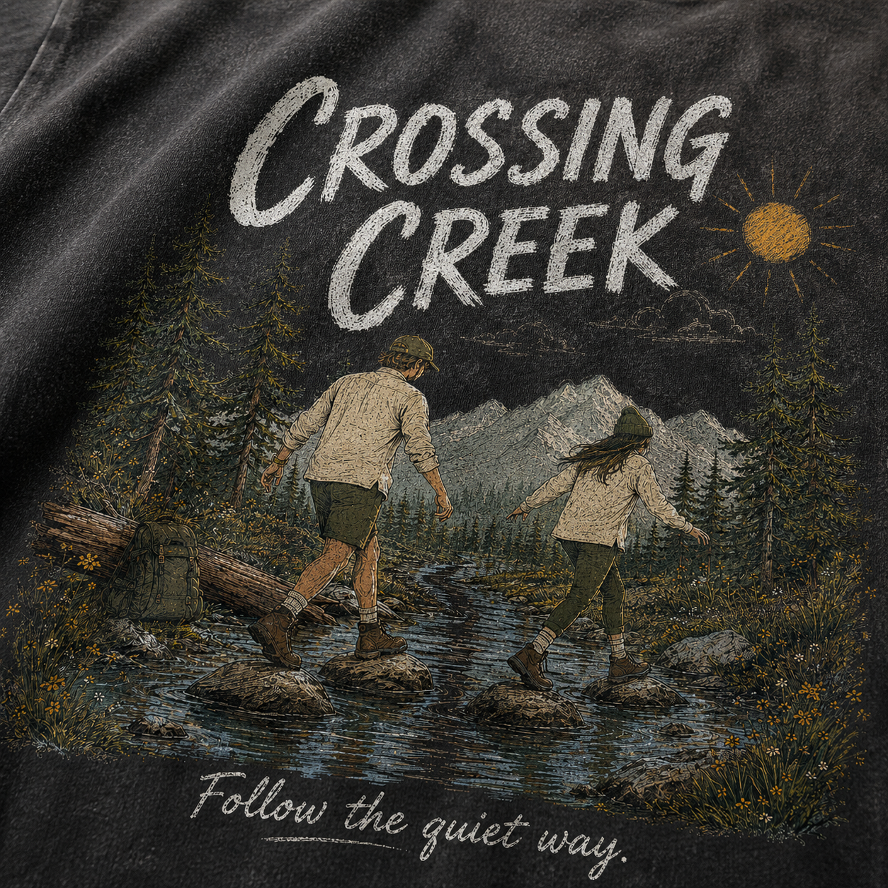 Quiet Creek Vintage Washed T-Shirt
