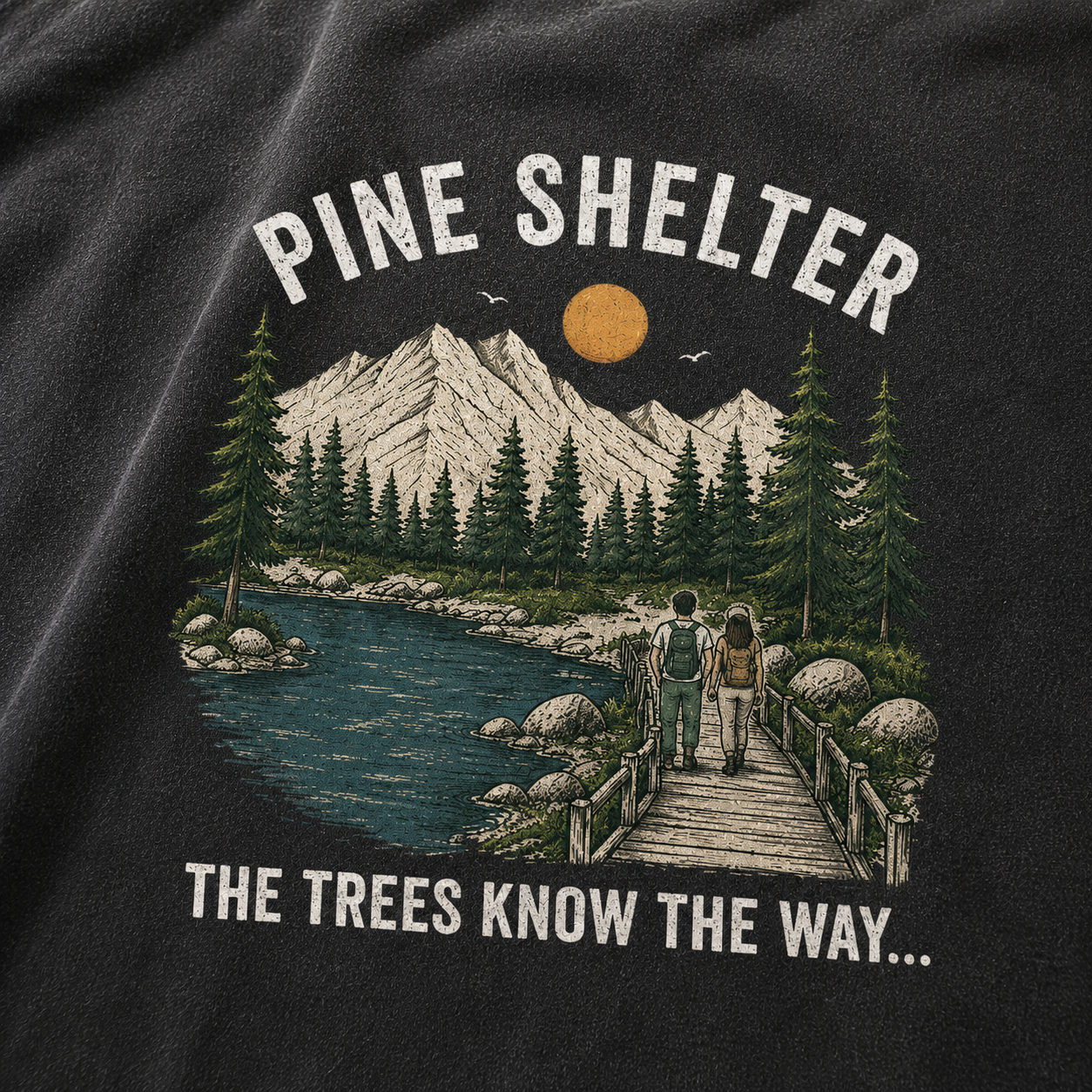 Where the Trail Leads Vintage Washed T-Shirt