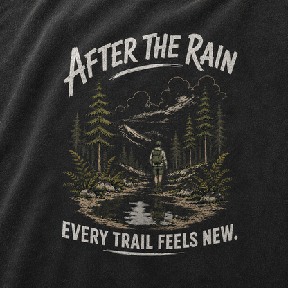 Vintage-T-Shirt „Trail After Rain“