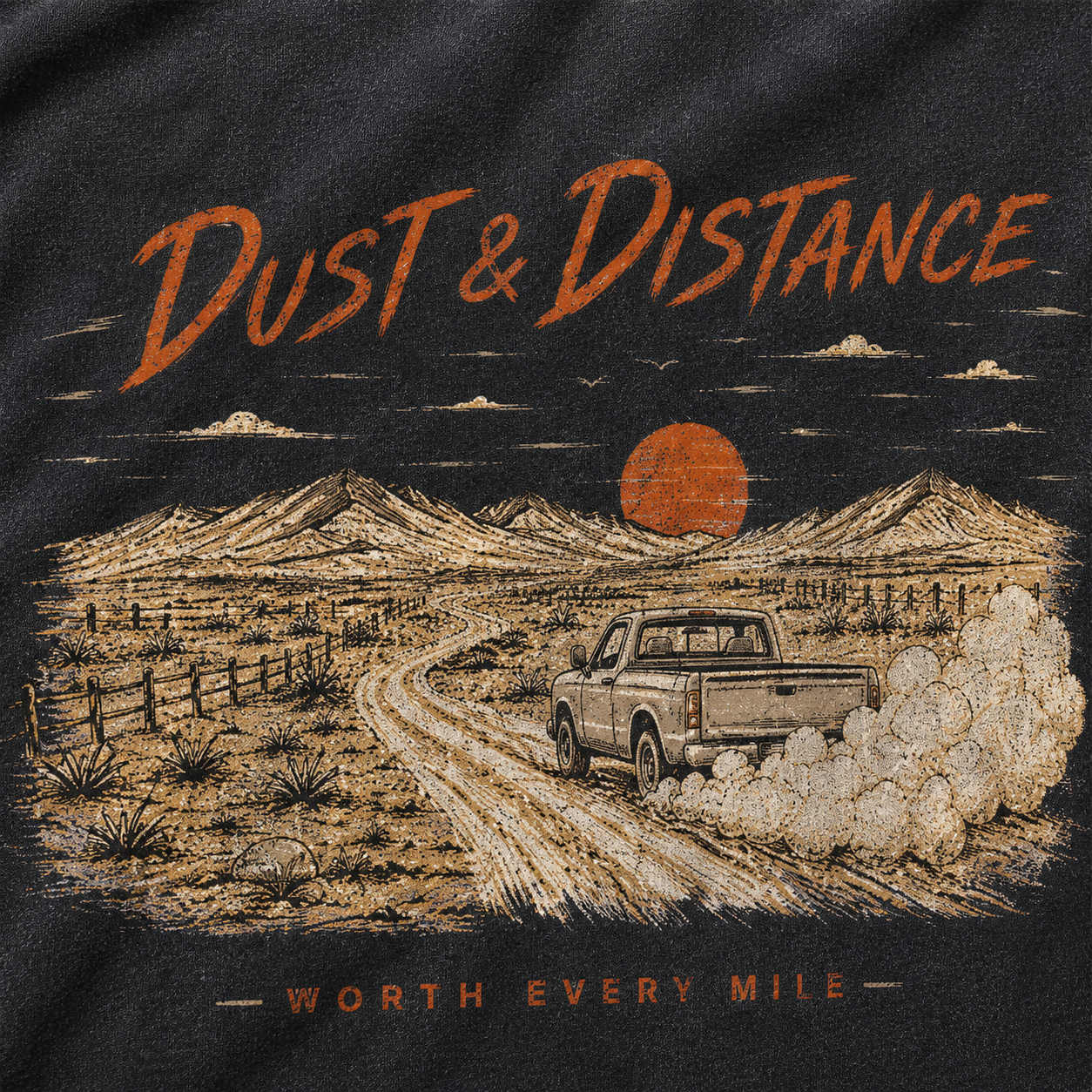 Desert Roads Vintage Washed T-Shirt