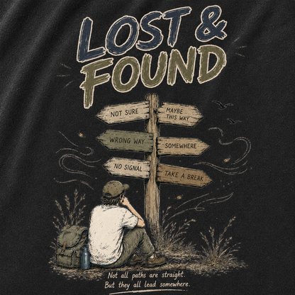Vintage-T-Shirt "Finding Direction"
