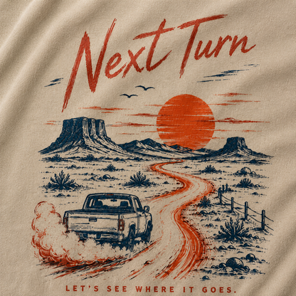 Beyond the Next Turn Vintage Washed T-Shirt