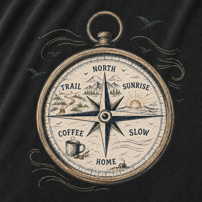 Trail Compass Vintage Washed T-Shirt