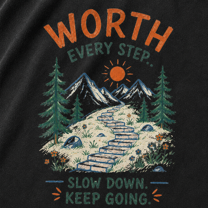 Mountain Steps Vintage Washed T-Shirt