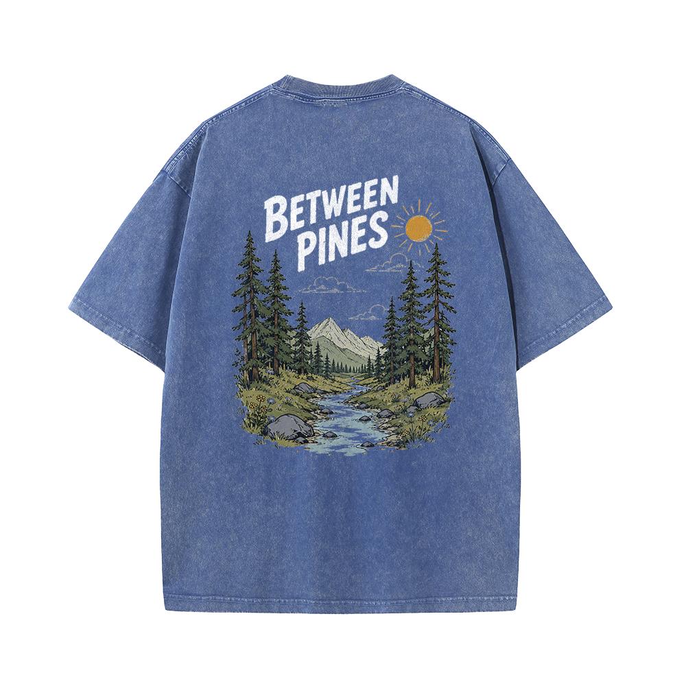 Between the Pines Vintage Washed T-Shirt
