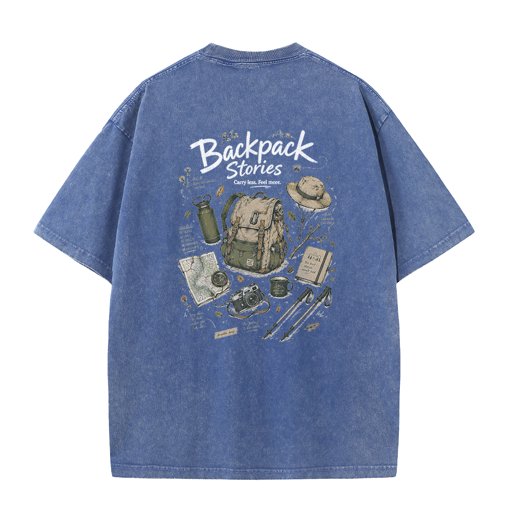 Backpack Stories Vintage Washed T-Shirt