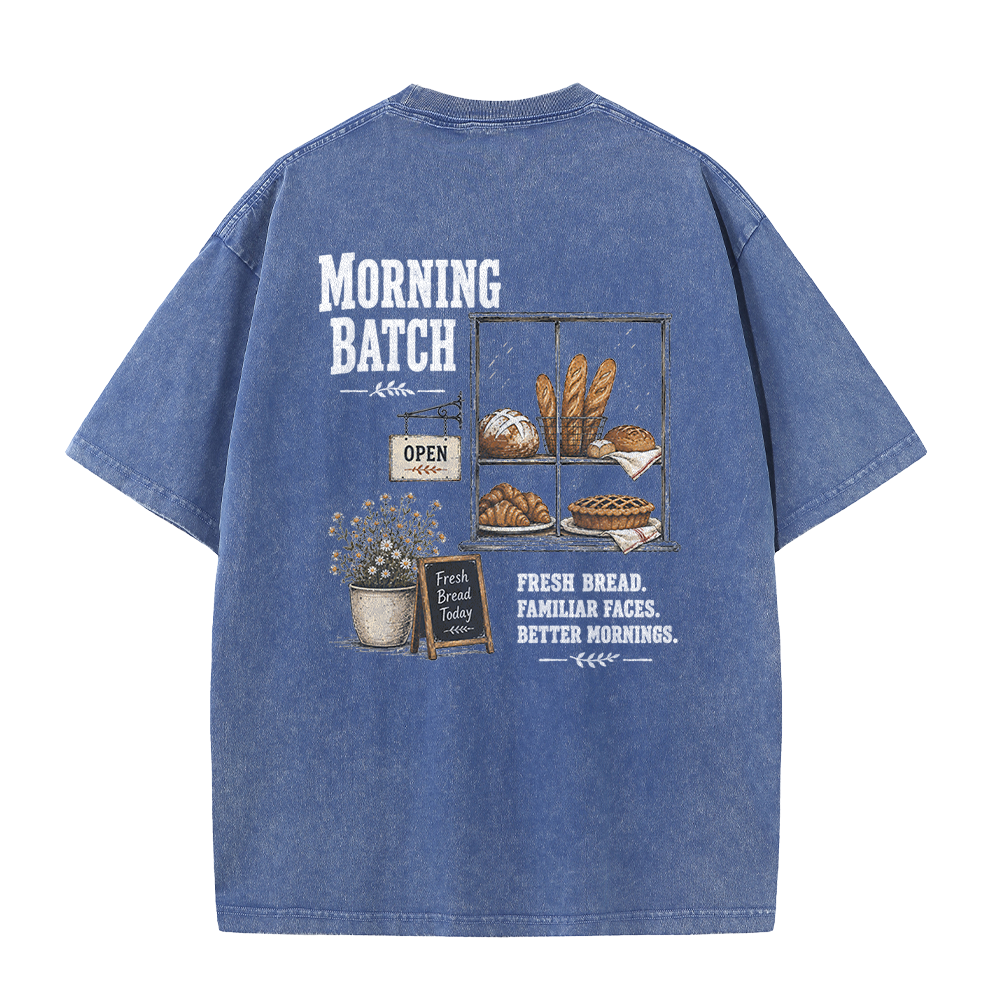 The Morning Bakery Graphic Vintage Washed T-Shirt