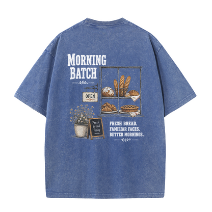 The Morning Bakery Graphic Vintage Washed T-Shirt