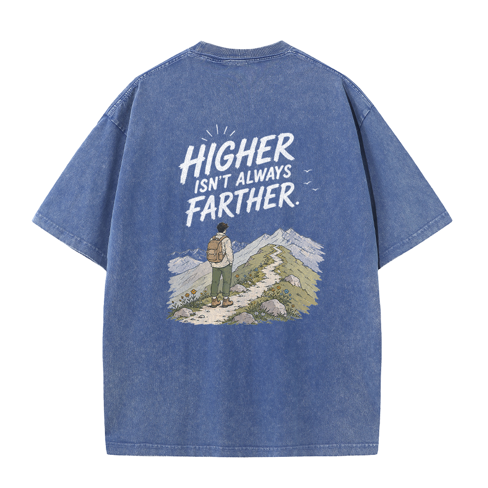 Mountain Ridge Hiking Vintage Washed T-Shirt