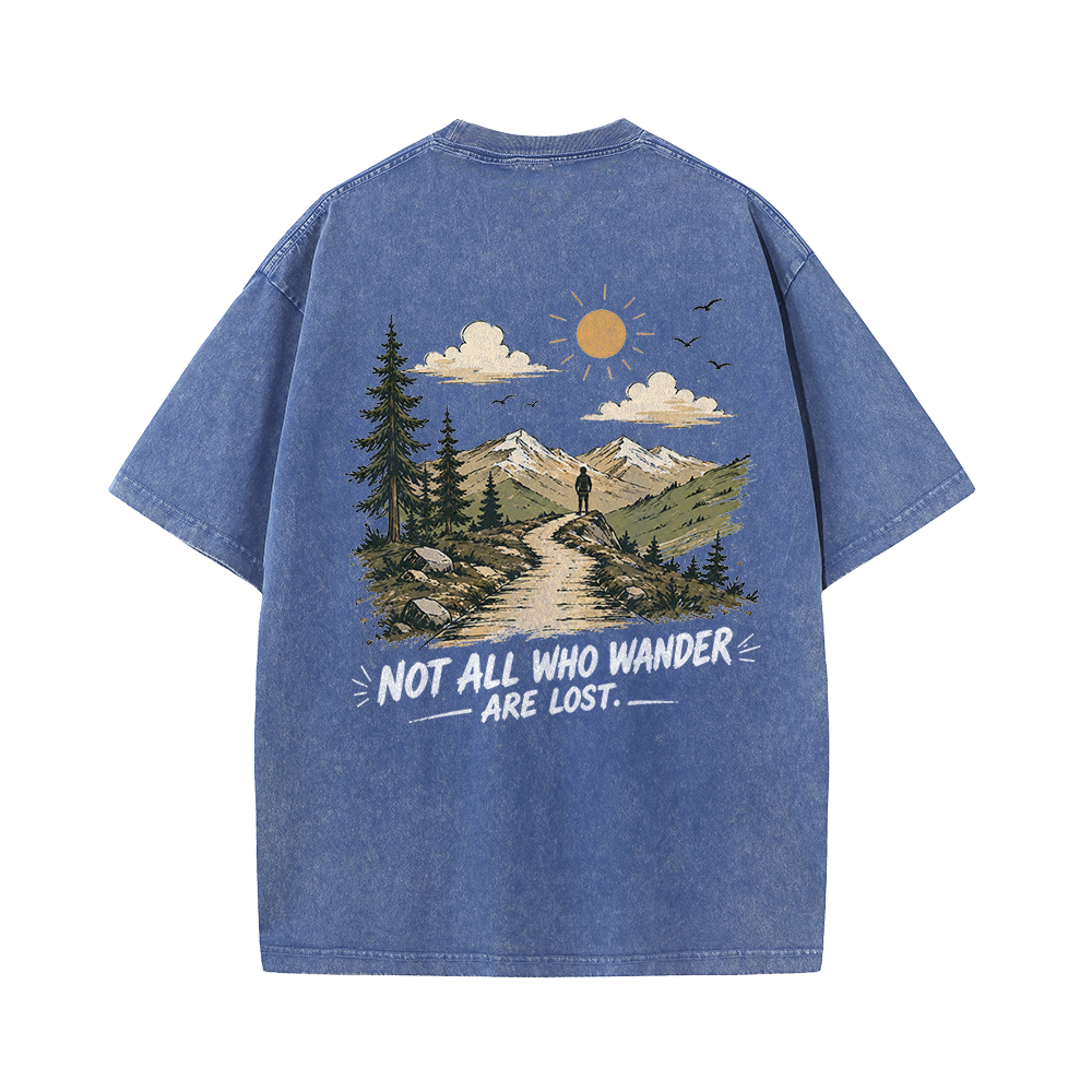 Where the Path Leads Vintage Washed T-Shirt