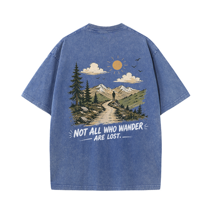 Where the Path Leads Vintage Washed T-Shirt