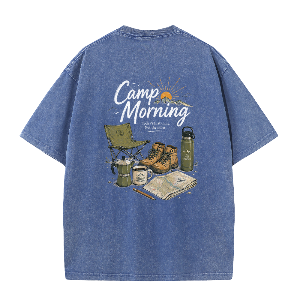 Morning Camp Vintage Washed T-Shirt