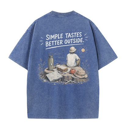 Picnic by the Lake Vintage Washed T-Shirt