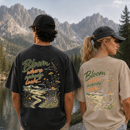 Bloom in Silence Vintage Washed T-Shirt