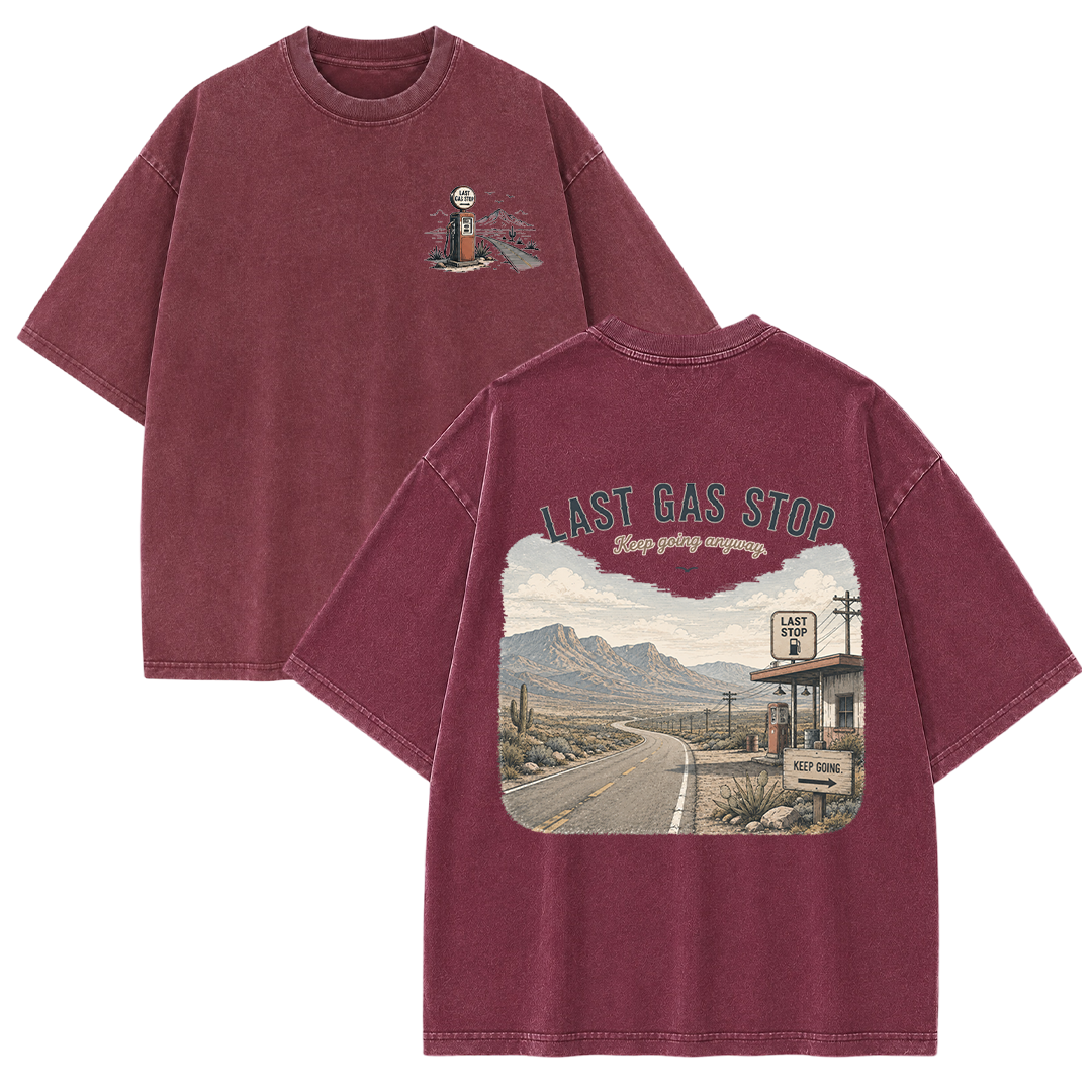 Beyond the Last Stop Vintage Washed T-Shirt