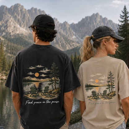 Peace in the Pause Vintage Washed T-Shirt