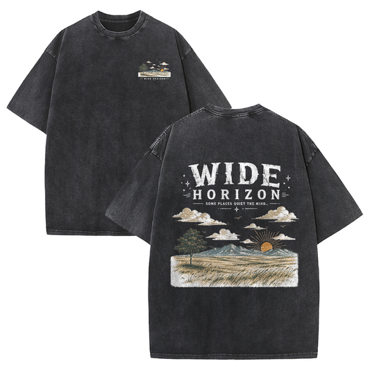Where the Horizon Opens Vintage Washed T-Shirt