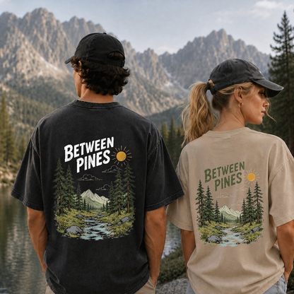 Between the Pines Vintage Washed T-Shirt