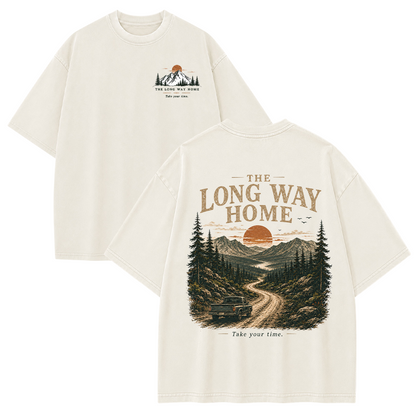 The Long Way Home Vintage Washed T-Shirt