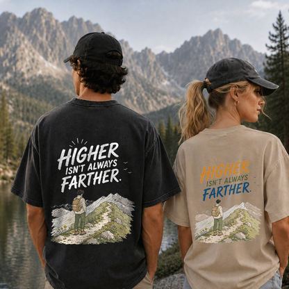 Mountain Ridge Hiking Vintage Washed T-Shirt