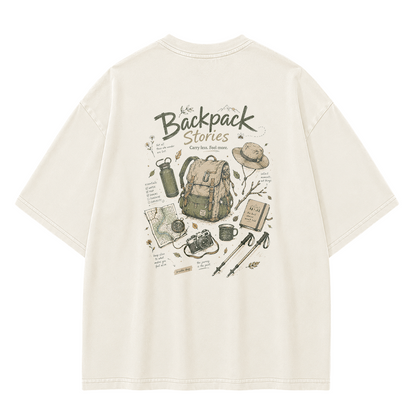 Backpack Stories Vintage Washed T-Shirt