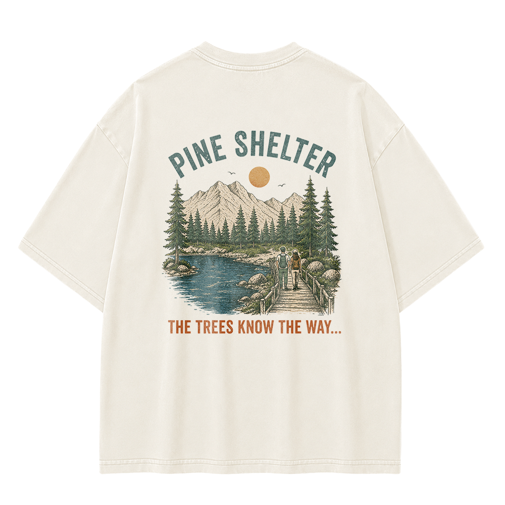 Where the Trail Leads Vintage Washed T-Shirt