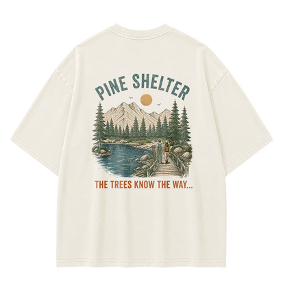Where the Trail Leads Vintage Washed T-Shirt